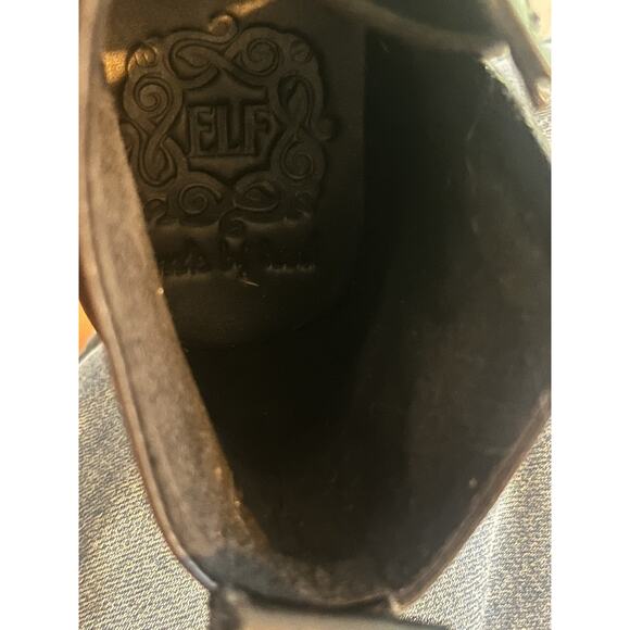 NEW Bali ELF Handmade Passage Lace Up Boots •8• Black Leather Bootie Shoes $190 - Picture 14 of 14